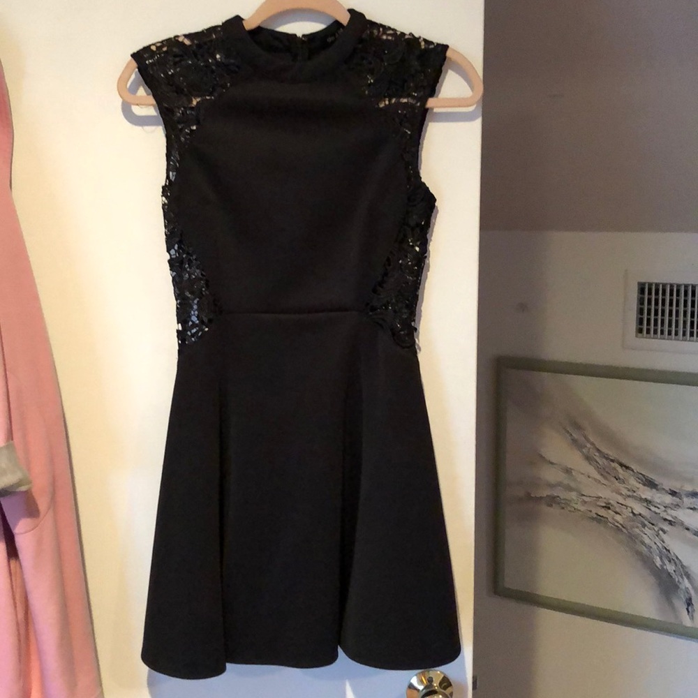 Black Lace Fit and Flare